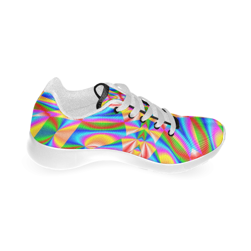 Rainbow Love Kaleidoscope Women’s Running Shoes (Model 020)