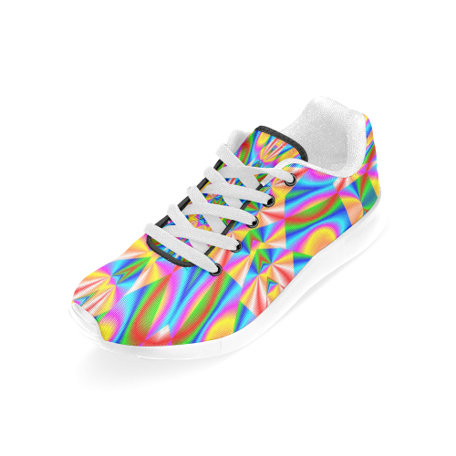 Rainbow Love Kaleidoscope Women’s Running Shoes (Model 020)
