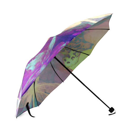 Dragonflies and Orchids Foldable Umbrella (Model U01)