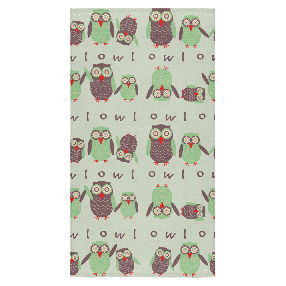 Dancing Owls Bath Towel 30"x56"