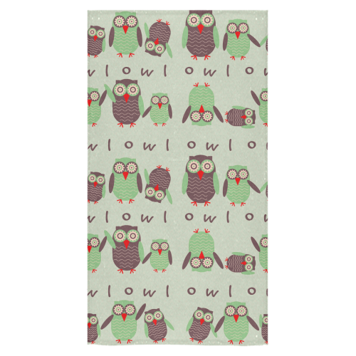 Dancing Owls Bath Towel 30"x56"
