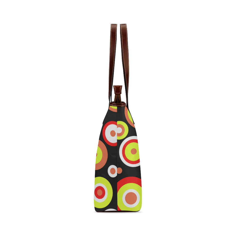 Colorful retro design Shoulder Tote Bag (Model 1646)