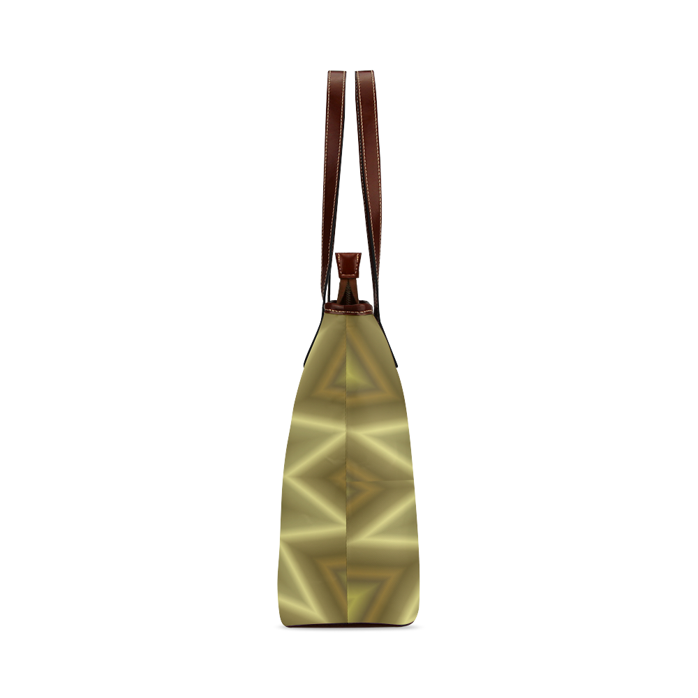 Gold Explosion Shoulder Tote Bag (Model 1646)