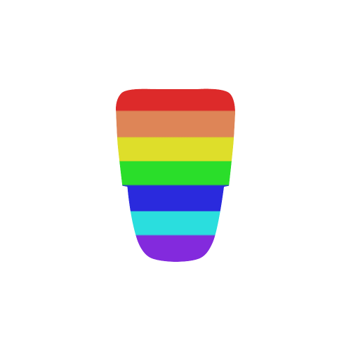 Rainbow Stripes Men’s Running Shoes (Model 020)
