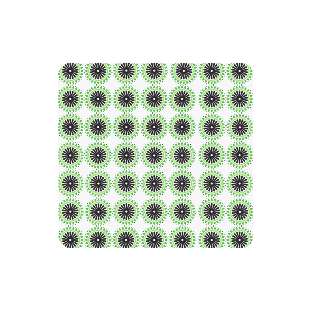 Green and Black Design Pattern Women's Clutch Wallet (Model 1637)
