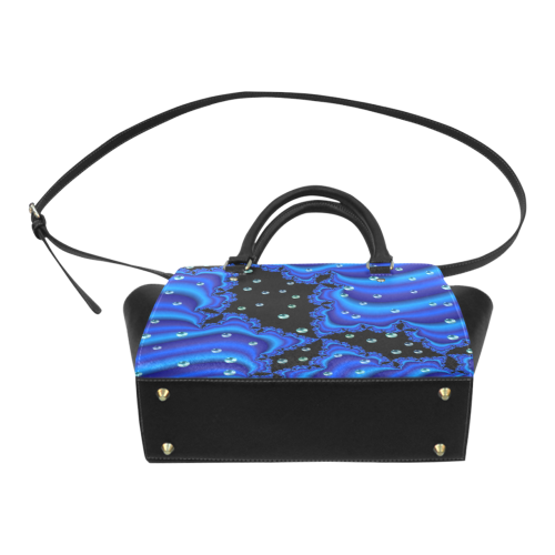 Blue Bubbles purse Martina Webster Classic Shoulder Handbag (Model 1653)