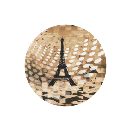 Paris Round Mousepad