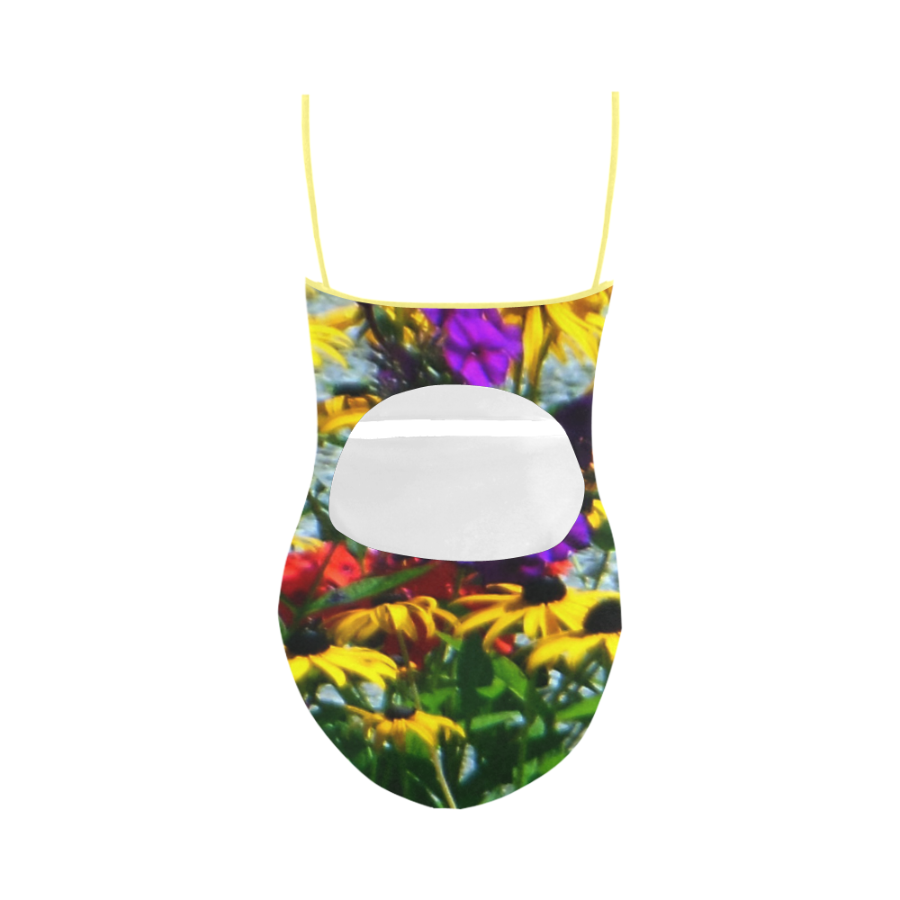 Sweet Floral Print Strap Tie Sexy Swimwear