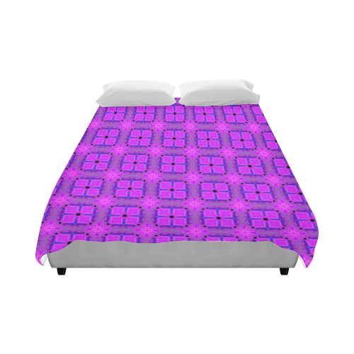 Abstract Dancing Diamonds Purple Violet Duvet Cover 86"x70" ( All-over-print)