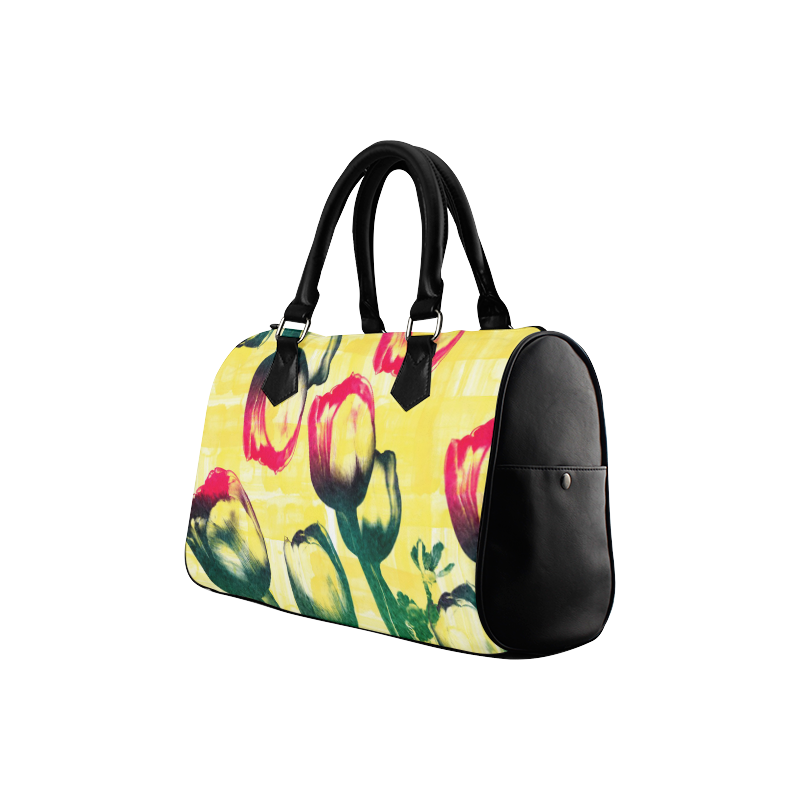 Tulips Boston Handbag (Model 1621)