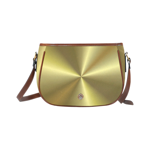 Gold Sun Rays Saddle Bag/Large (Model 1649)
