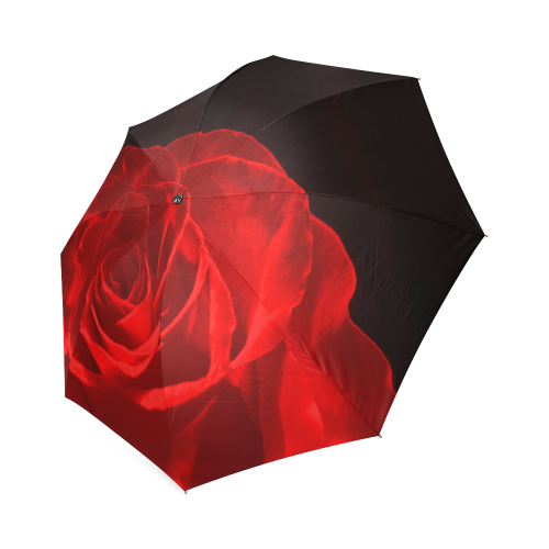 A Rose Red Foldable Umbrella (Model U01)