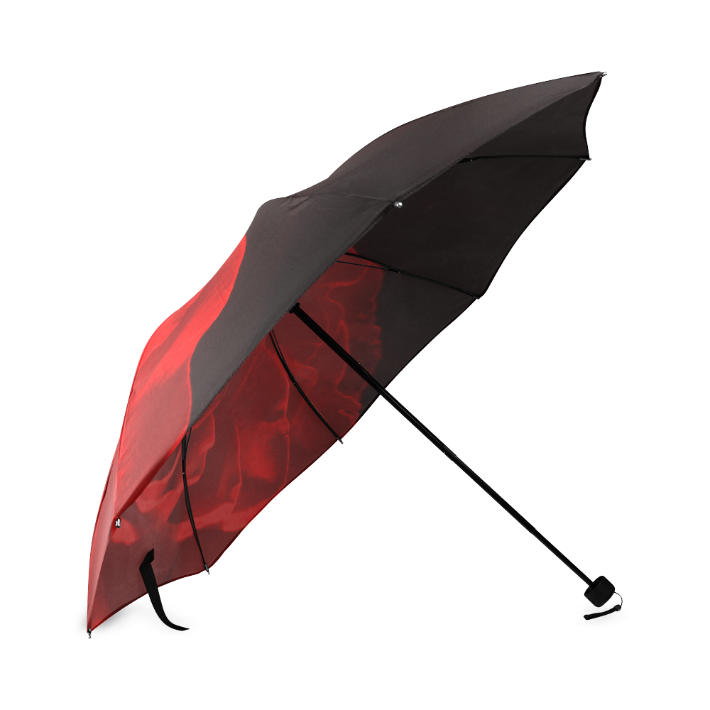 A Rose Red Foldable Umbrella (Model U01)