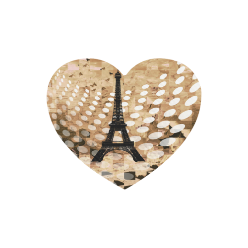 Paris Heart-shaped Mousepad