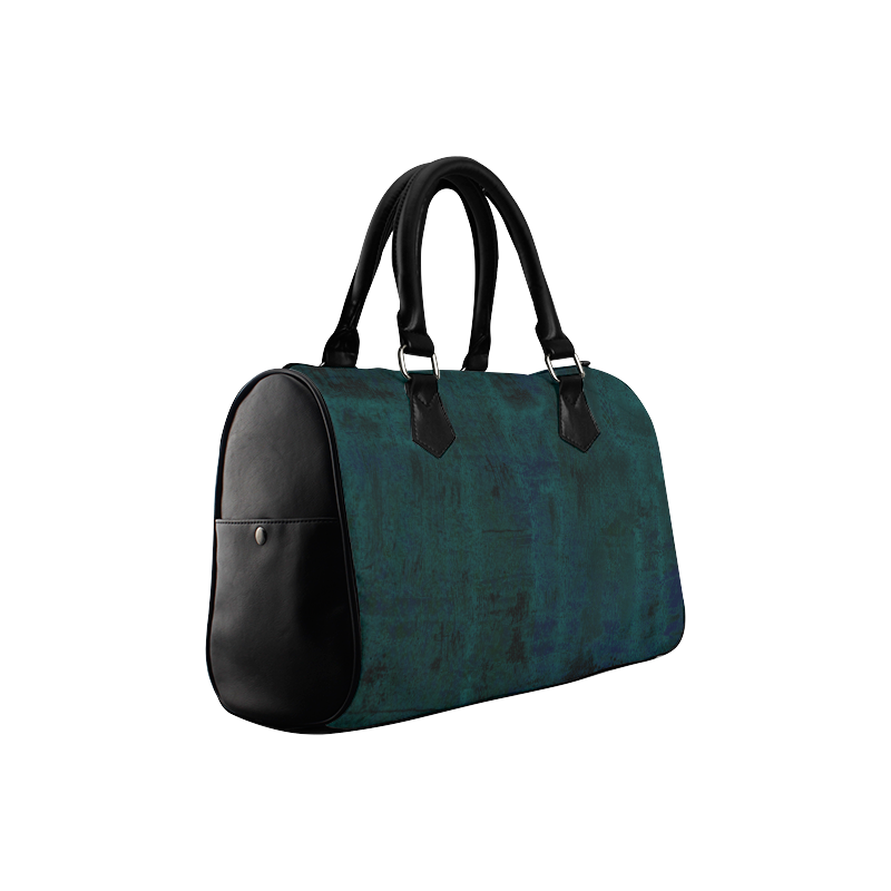 OES treat time-blue grunge Boston Handbag (Model 1621)