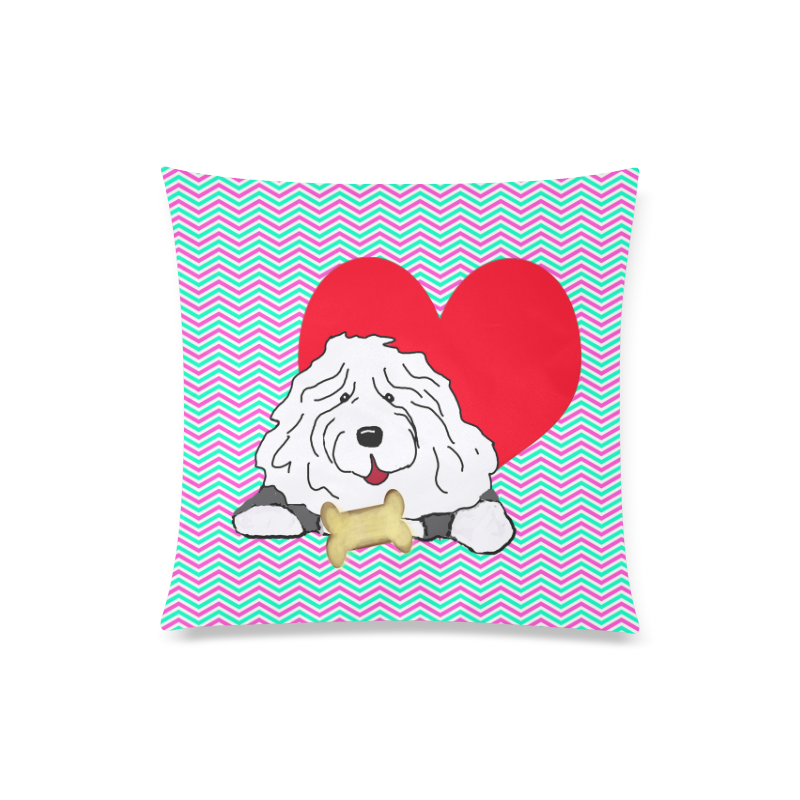 oes treat time Custom Zippered Pillow Case 20"x20"(Twin Sides)