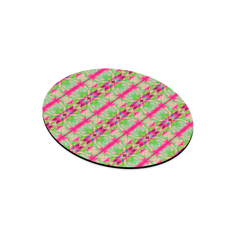 Abstract Ornament AAQ Round Mousepad