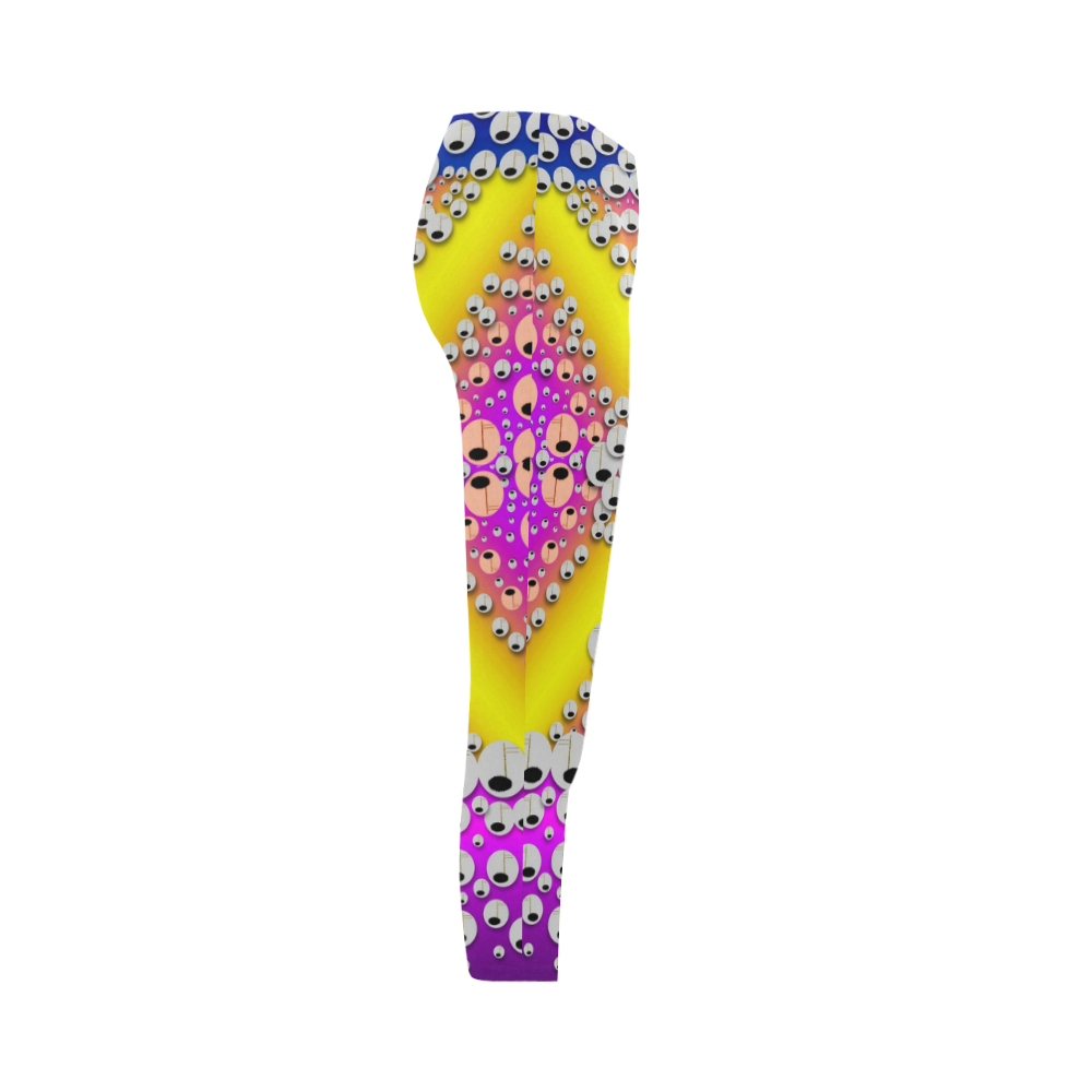 Music Tribute In the sun Peace and Popart Capri Legging (Model L02)