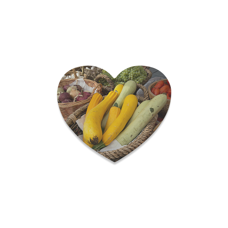 Fresh Produce Heart Coaster