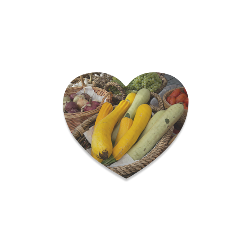 Fresh Produce Heart Coaster