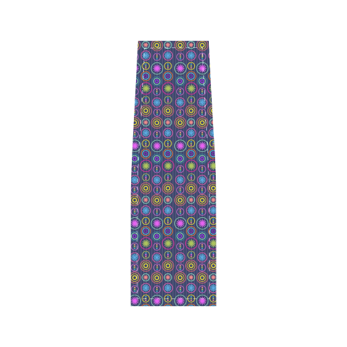Colorful Geometric Retro Pattern Saddle Bag/Small (Model 1649) Full Customization
