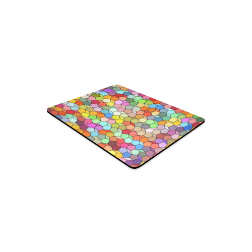 Colorful Polygon Pattern Rectangle Mousepad
