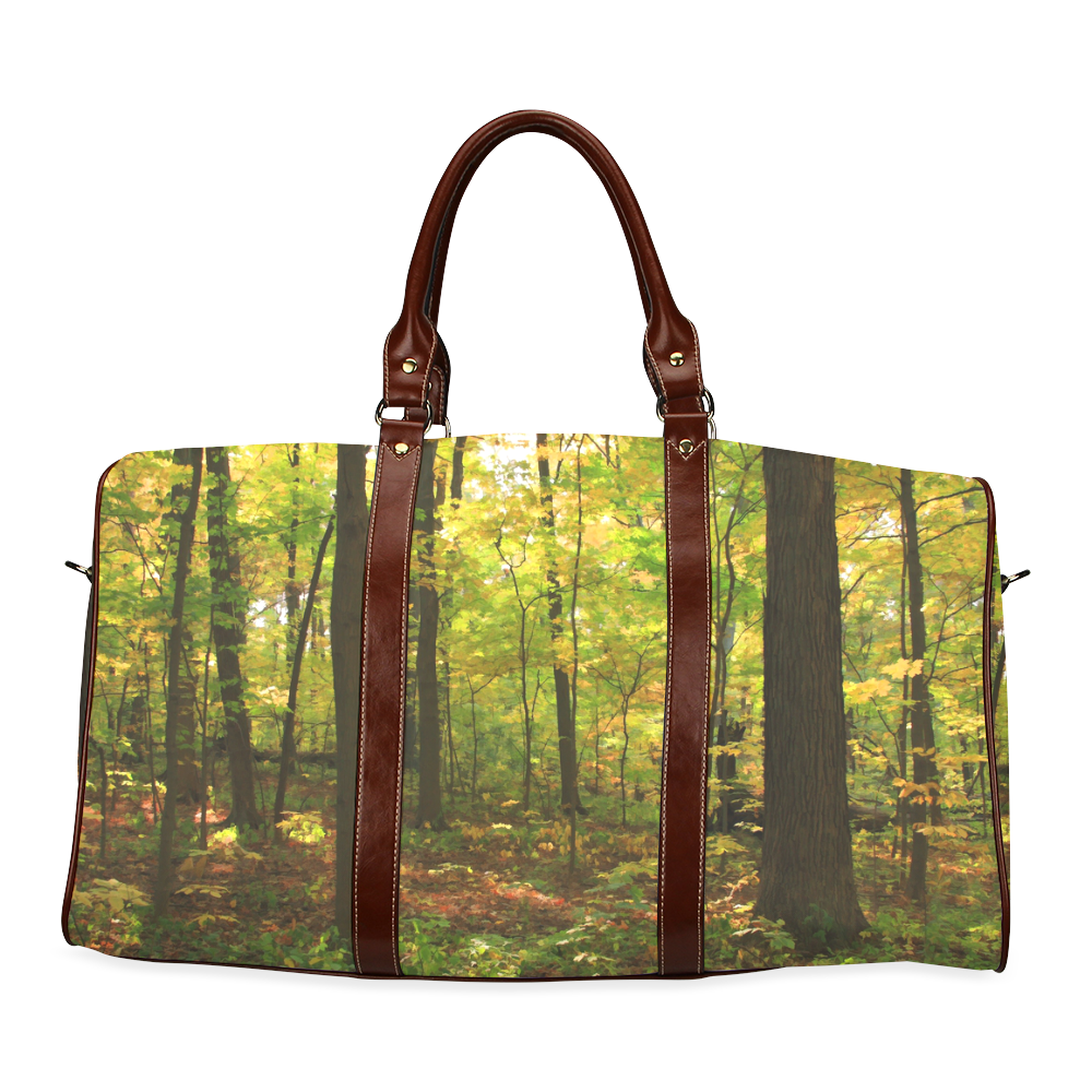 Maple Forest Waterproof Travel Bag/Small (Model 1639)