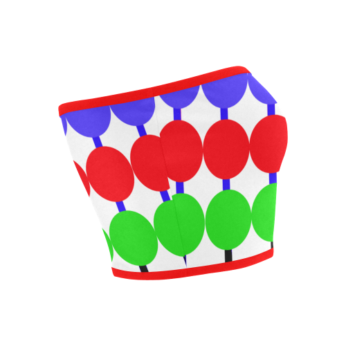 Lollipop Pattern Design Bandeau Top