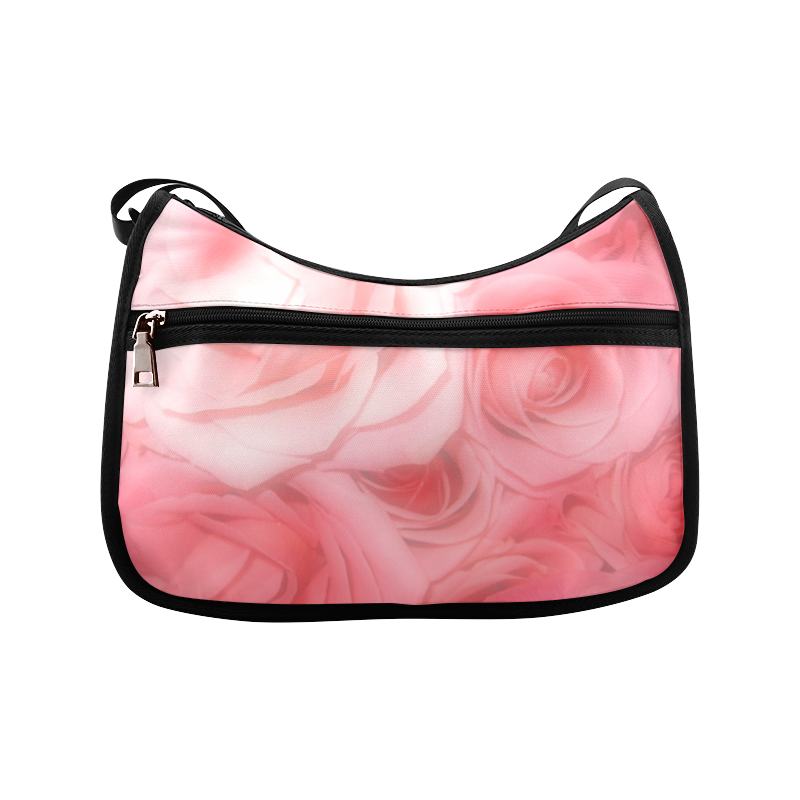 Bouquet of Pink Roses Soft Touch 1 Crossbody Bags (Model 1616)