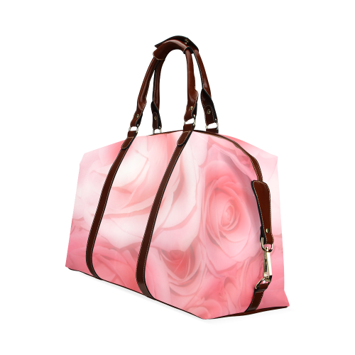 Bouquet of Pink Roses Soft Touch 1 Classic Travel Bag (Model 1643)