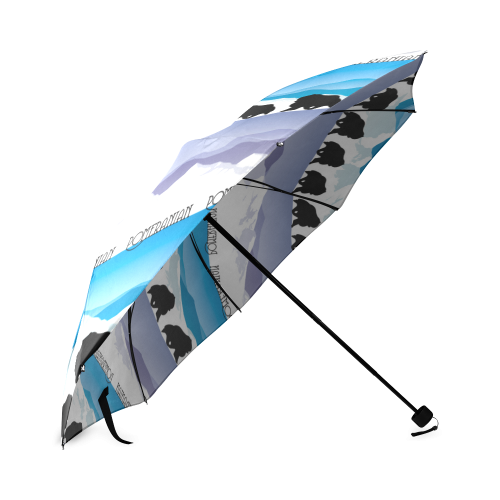 Pomeranian Rockin the Rockies Foldable Umbrella (Model U01)