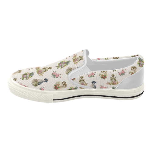 In Love Women's Slip-on Canvas Shoes (Model 019)