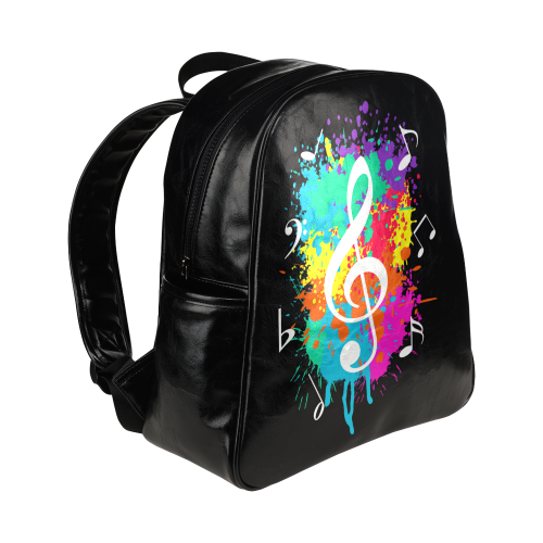 Grunge music Multi-Pockets Backpack (Model 1636)