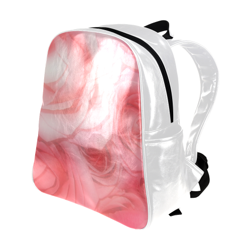 Bouquet of Pink Roses Soft Touch 1 Multi-Pockets Backpack (Model 1636)