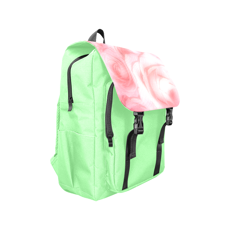 Bouquet of Pink Roses Soft Touch 1 Casual Shoulders Backpack (Model 1623)