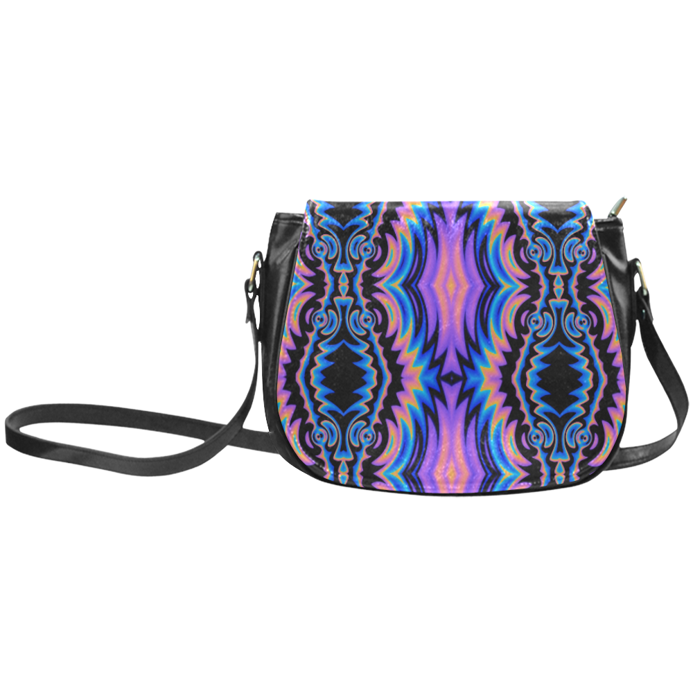 Psychedelic Tribe Classic Saddle Bag/Large (Model 1648) | ID: D422043