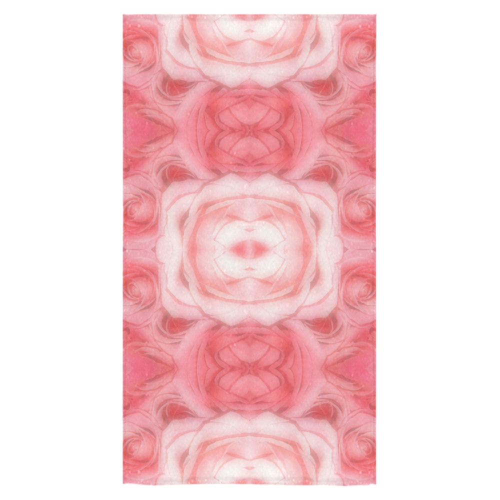 Bouquet of Pink Roses Soft Touch 3 Bath Towel 30"x56"