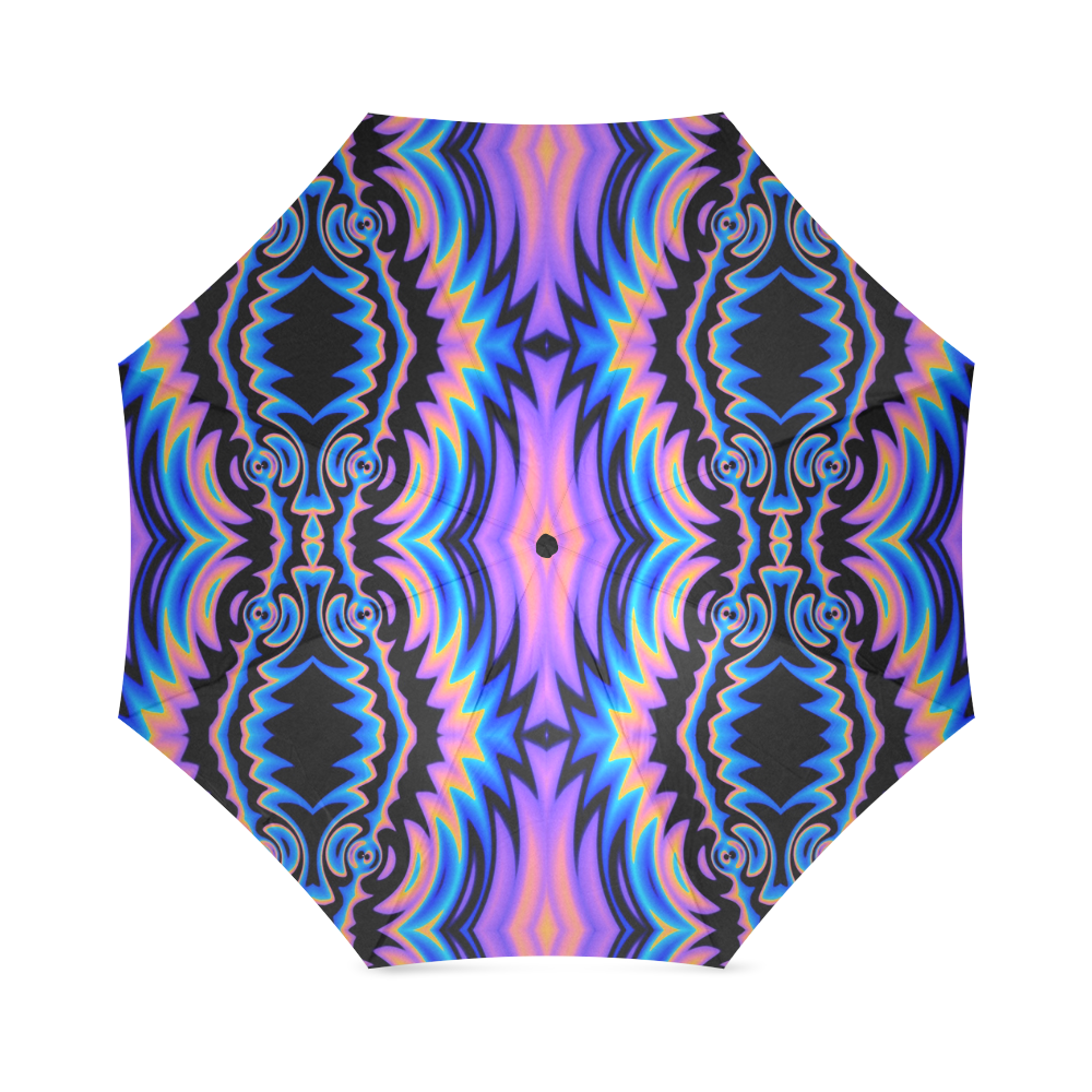 Psychedelic Tribe Foldable Umbrella (Model U01)