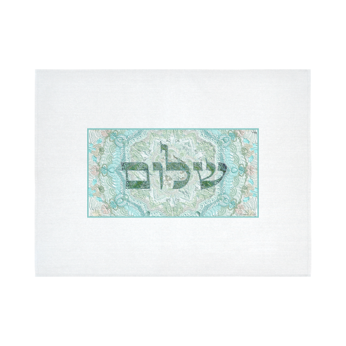 shalom 3 Cotton Linen Wall Tapestry 80"x 60"