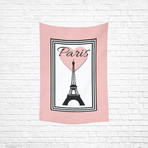 Paris Cotton Linen Wall Tapestry 40"x 60"