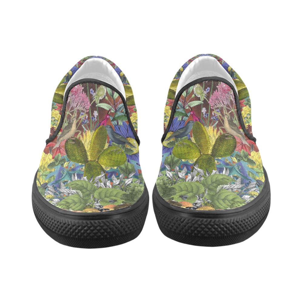 En bandeja Women's Unusual Slip-on Canvas Shoes (Model 019)