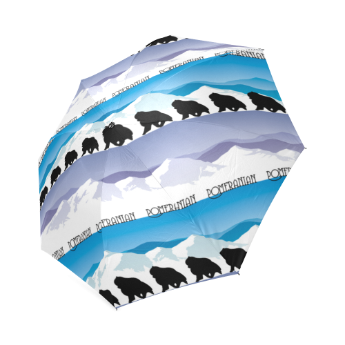 Pomeranian Rockin the Rockies Foldable Umbrella (Model U01)