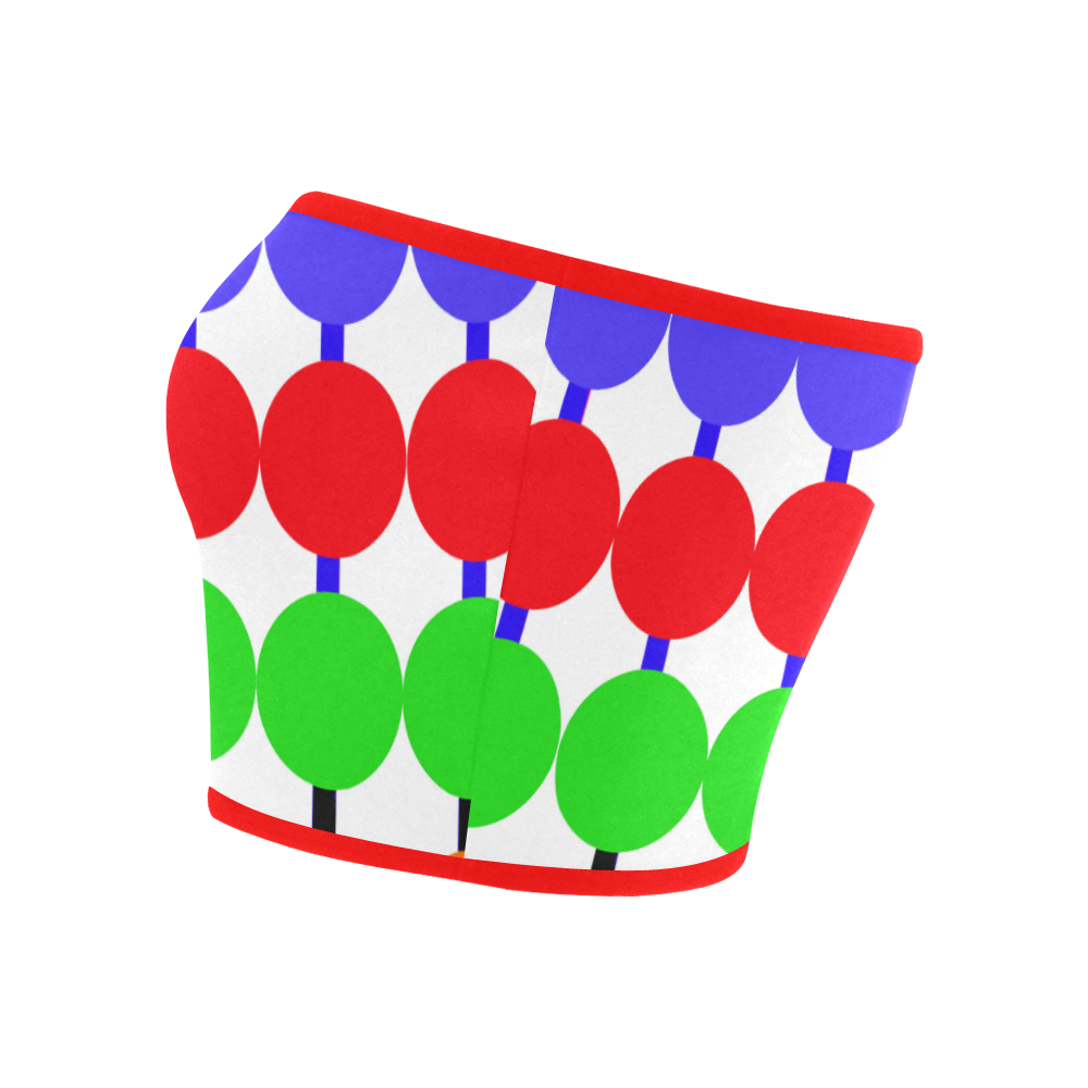 Lollipop Pattern Design Bandeau Top