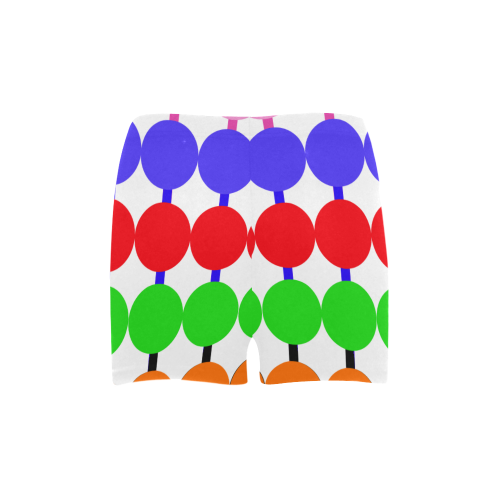 Lollipop Pattern Design Briseis Skinny Shorts (Model L04)