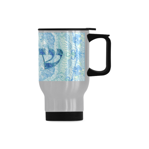 shalom 7 Travel Mug (Silver) (14 Oz)