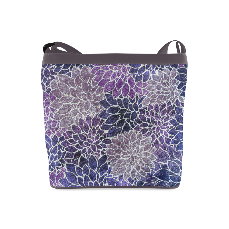 Floral Abstract 3 Crossbody Bags (Model 1613)