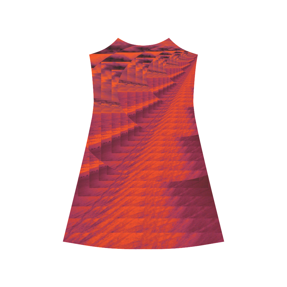 Coral Sun Alcestis Slip Dress (Model D05)