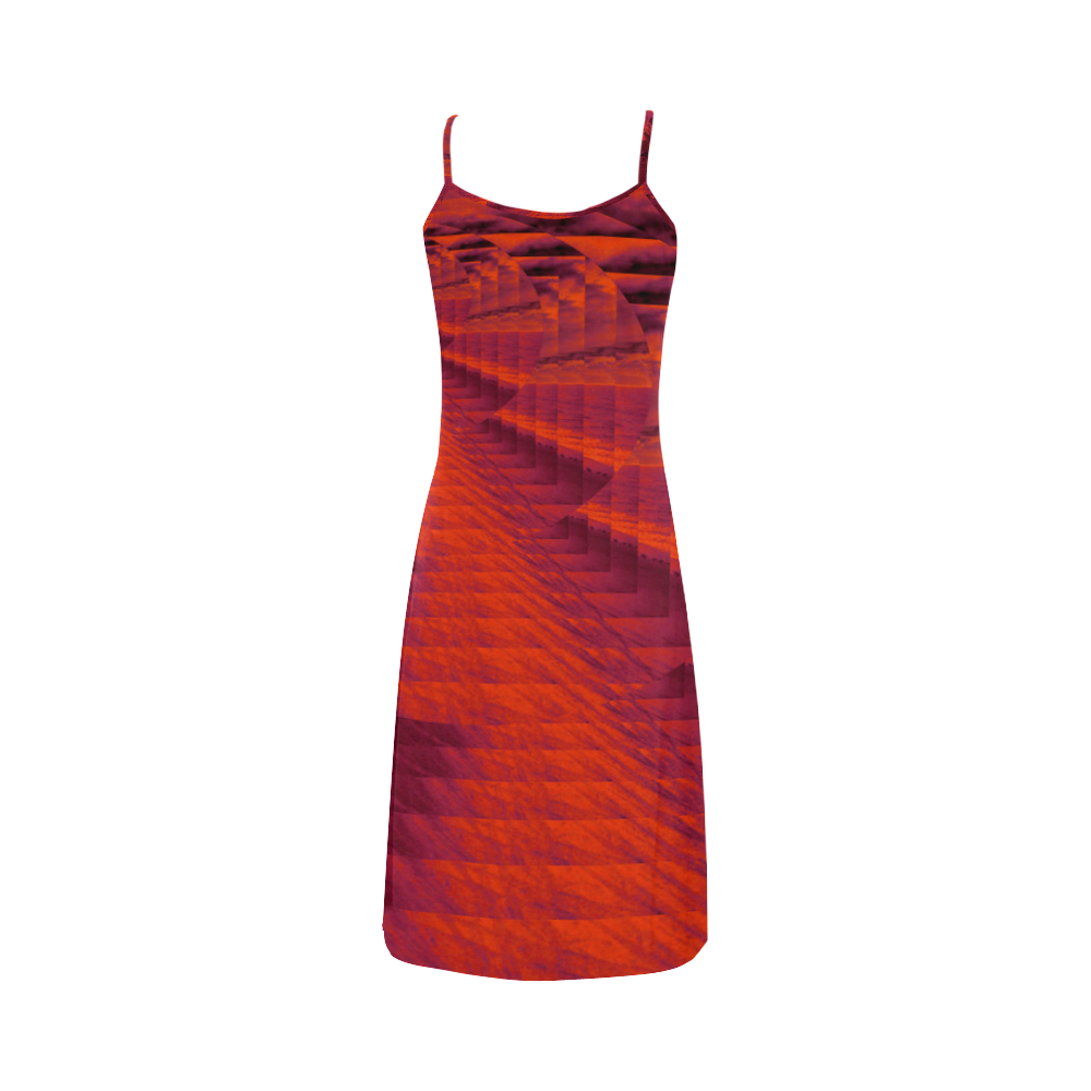 Coral Sun Alcestis Slip Dress (Model D05)
