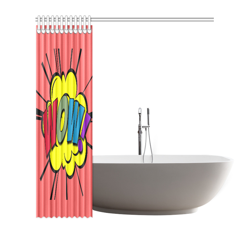 WOW! Shower Curtain 72"x72"