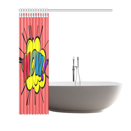 WOW! Shower Curtain 72"x72"